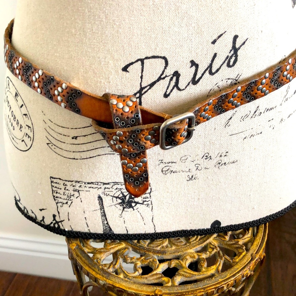 Leather belt from Italy